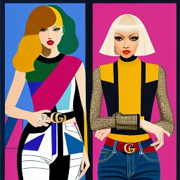 sabrina capenter, taylor swift et zendaya en jeans avec une ceinture gucci