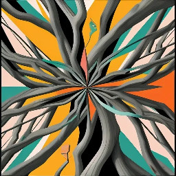 Twisted trees, gnarled roots